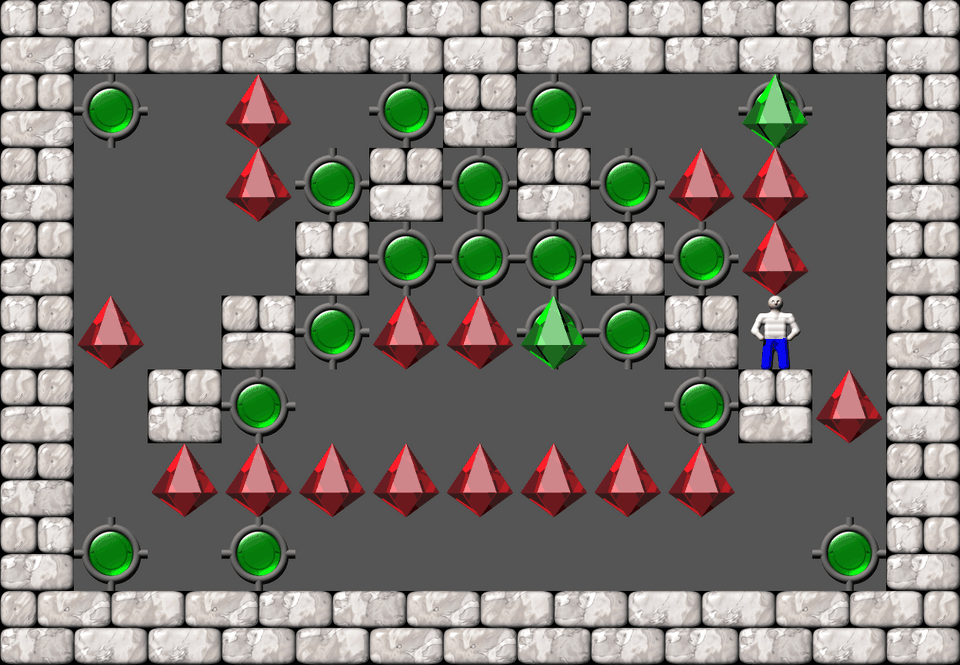 Сокобан Bugs collection 2 уровень 35